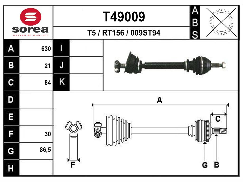 TRANSMISSION R9/11 G 301862 — SET49009