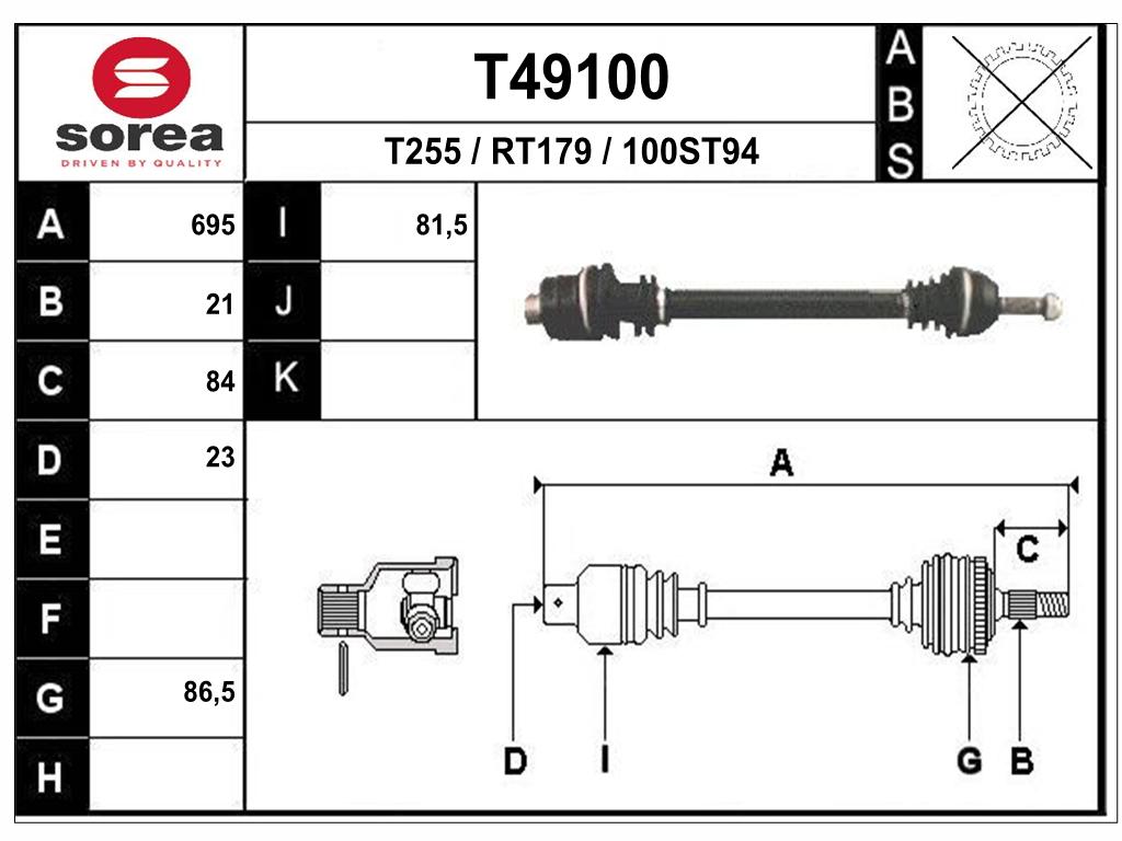 TRANSMISSION CLIO ESS AM D 301890 — SET49100
