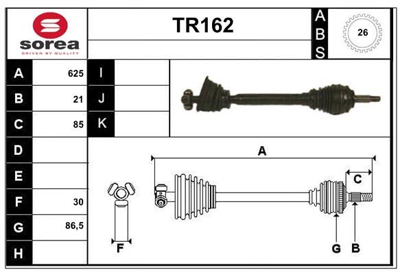 TRANSMISSION CLIO ABS G 303233 — SET49171A