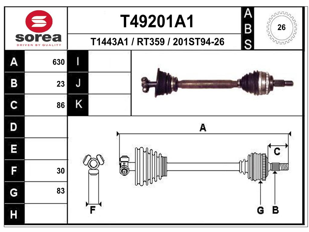 TRANSMISSION G CLIO/KANGO II DCI — SET49201A1