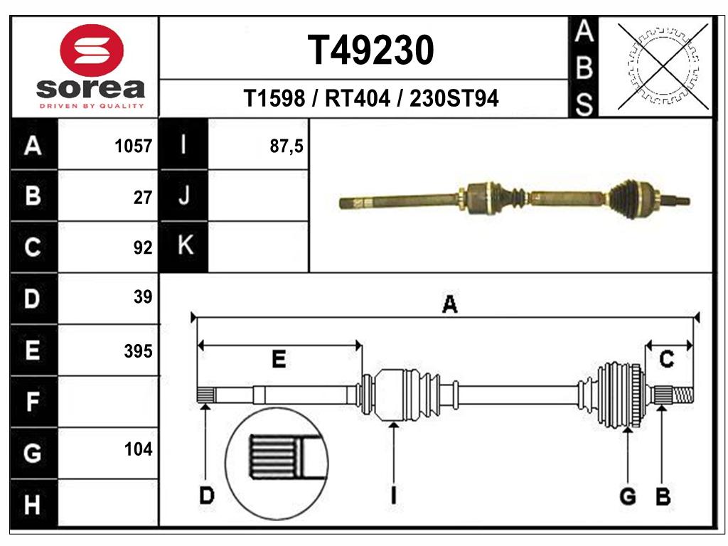 TRANSMISSION TRAFIC II 2.5 DCI — SET49230