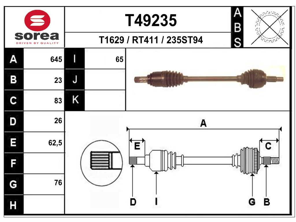 TRANSMISSION CLIO 06 1.2/1.4 ESS G — SET49235