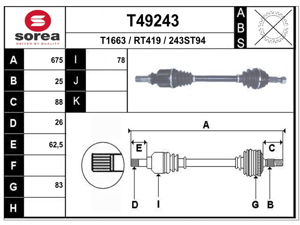 TRANSMISSION G SCENIC II GRAND SCENIC II 1.5 DCI — SET49243