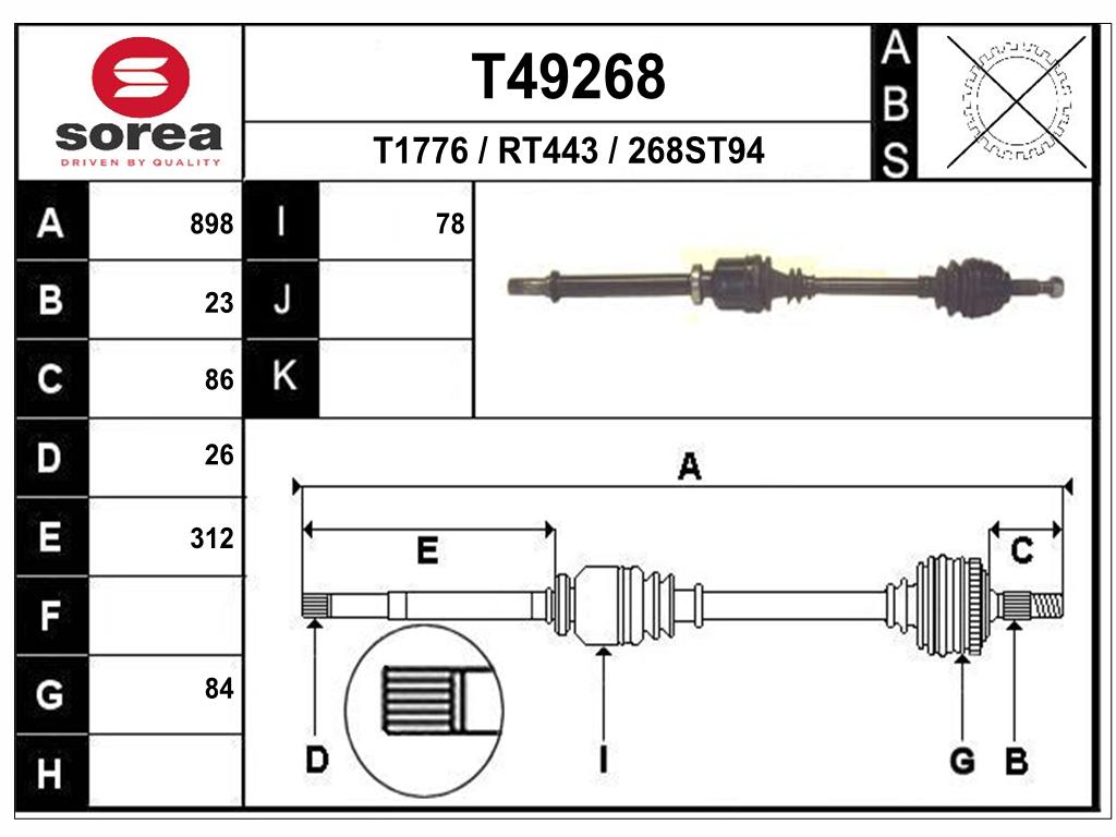 TRANSMISSION CLIO 06 1.5DCI D — SET49268