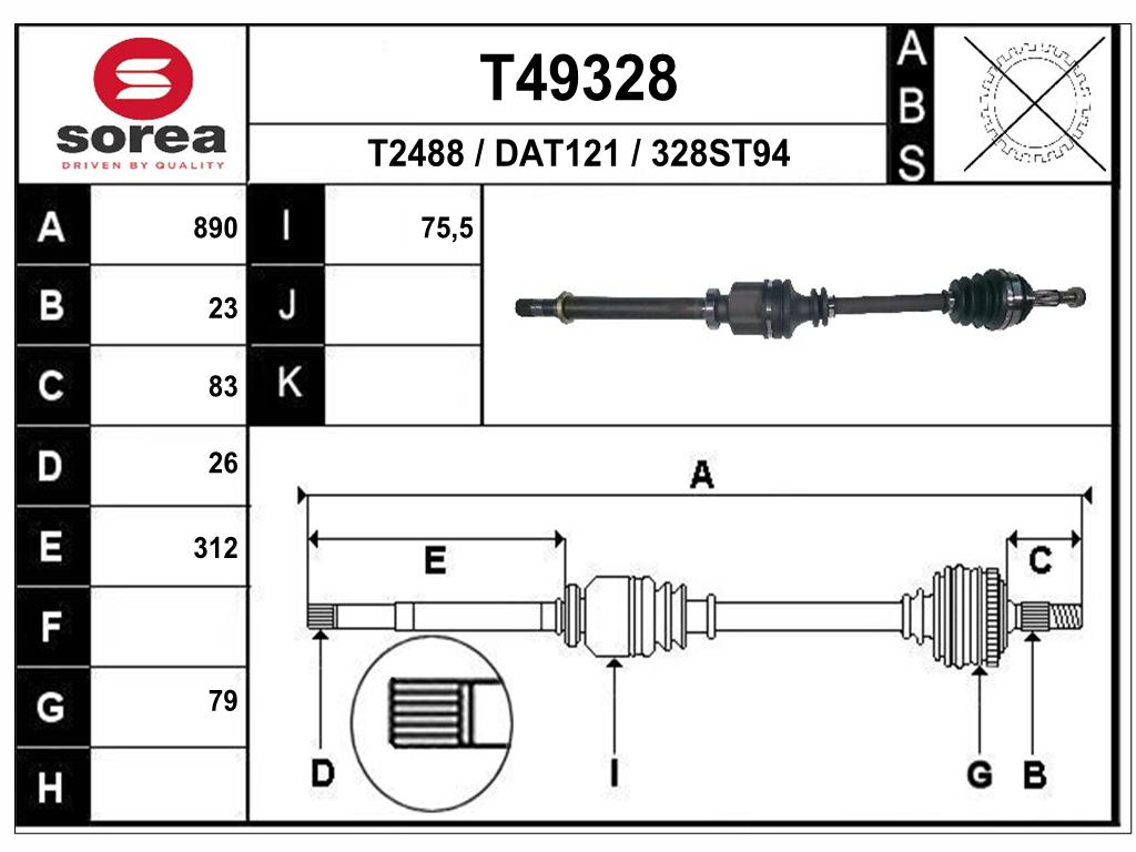 TRANSMISSION DACIA LOGAN SANDERO 1.5 DCI D — SET49328