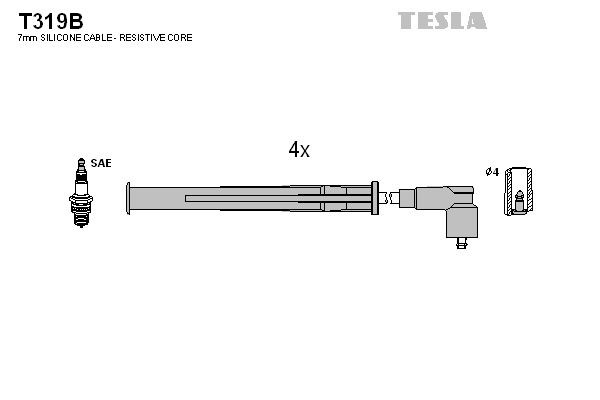 FIL BOUGIE REN CLIO KAN 7700114549 — T319B