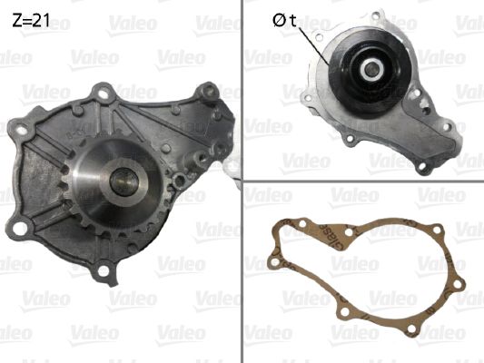 POMPE A EAU PSA C1 C2 C3 NEMO BIPPER 206 207 1.4 HDI PA859 — VAL506714