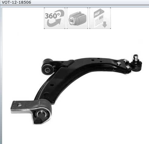 TRIANGLE DE SUSPENSION D +ROTULE PSA PART CIT BERL 30-08039 — VOT-12-18507