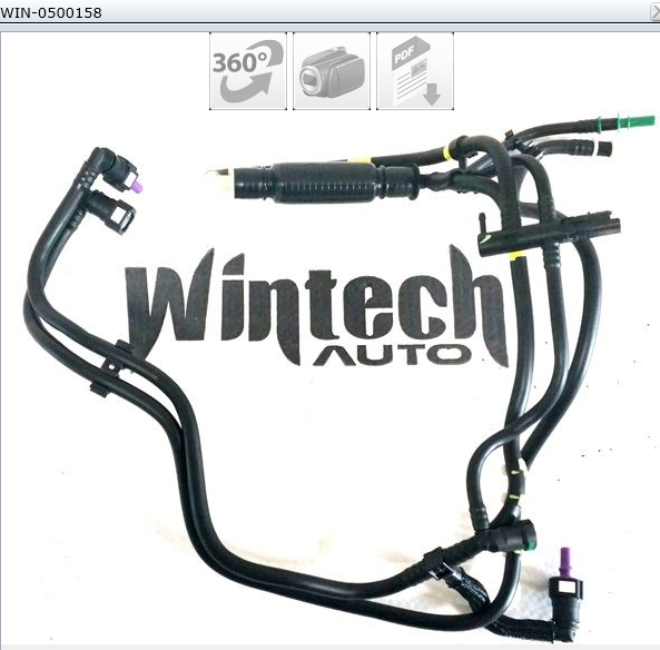 TUYAUTERIE DE CARBURANT C2 C3 207 307 308 1.6HDI 1574W2 — WIN-0500158