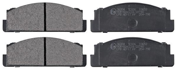PLAQ DE FREIN AV FIAT PANDA 05P003 — P0001